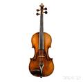 French Violin Lorraine School c 1840