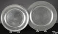 Two Charlestown Massachusetts pewter plates ca 1775