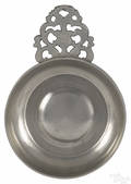 Providence Rhode Island pewter porringer ca 1795
