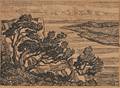 Birger Sandzen American 18711954 Riverbank with Cedars