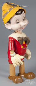 Large Ideal jointed wood Pinocchio