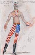 Randy Barcel CubanAmerican 19461994 Costume Design for Kevin McKenzie as a Cowboy in Piece dOccasion