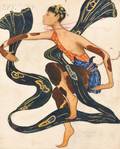 After Lon Bakst Russian 18661924 Parody of Nijinsky in Laprsmidi dun faune The Afternoon of a Faun