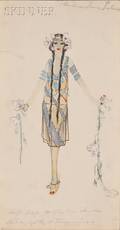 American School 20th Century Costume Design for Anna Pavlova