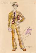 Hein Heckroth German 19011970 Costume Design for Rush Hour