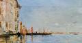 Maurice Bompard French 18571936 Moonrise over Venice