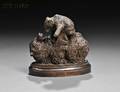 Anna Vaughn Hyatt Huntington American 18761973 Mother Bear and Cub at Play