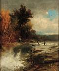 George Herbert McCord American 18481909 Fisherman by a River