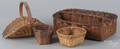 Split oak utensil basket