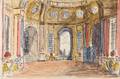 Pierre Roy French 18801950 Set Design for Le Lion Amoureux