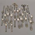 Small Group of Assorted Coin and Sterling Silver Flatware