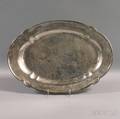 Frank W Smith English Flute Sterling Silver Tray