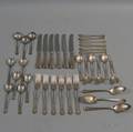 Durgin Fairfax Sterling Silver Partial Flatware Service for Six