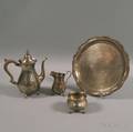 Assembled Fourpiece Sterling Silver Tea Set