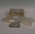 Four Sterling Silver Cases and Boxes