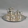 Assembled Sixpiece Sterling Silver Tea and Coffee Service