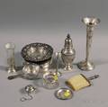 Small Group of Silver and Silvermounted Tableware