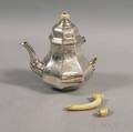 Paneled Dutch Silver Teapot