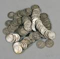 Approximately 100 Silver Walking Liberty Half Dollars
