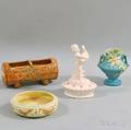 Four Pieces of Molded American Art Pottery