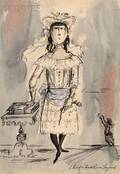 Miles White American 19142000 Costume Design for Child Fall River Legend