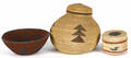Three Native American Indian baskets 20th c