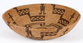 Apache coiled basketry bowl early 20th c