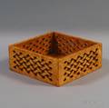 Carved Basketweave Open Box