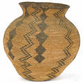 Southwest Native American basketry olla early 20th c