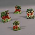 Four Staffordshire Pottery Bocage Figures