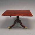 Regency Mahogany Pedestal Breakfast Table