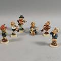 Six Hummel Porcelain Figures