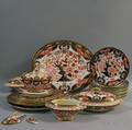 Royal Crown Derby Porcelain Imari Porcelain Partial Dinner Service