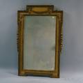 Classicalstyle Carved Giltwood and Gesso Looking Glass