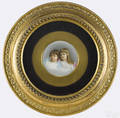 Miniature portrait on porcelain