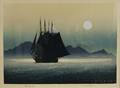 Elton Bennett American 19101974 Three Ship Prints The Sea Road The Roaring Forties