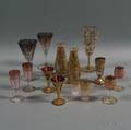 Fourteen Pieces of Moser and Mosertype Glass