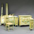 Sixpiece French Provincial Painted Bedroom Set