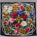 Chanel Floral Printed Silk Scarf