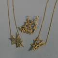 Three 14kt Gold Pendants