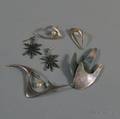 Small Group of Artistdesigned Sterling Silver Jewelry