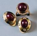 14kt Gold Ruby and Diamond Suite