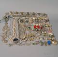 Large Group of Mostly Sterling Silver Jewelry