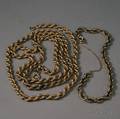 14kt Gold Ropetwist Long Necklace and Similar Bracelet