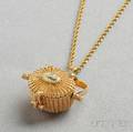 14kt Gold Nantucket Basket Pendant Glenaan Elliott Robbins