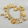 18kt Gold Charm Bracelet Links of London