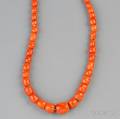 Coral Bead Necklace