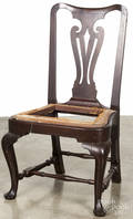 Queen Anne mahogany dining chair