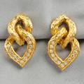 18kt Gold and Diamond Earpendants Van Cleef  Arpels