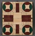 Painted Parcheesi Game Board